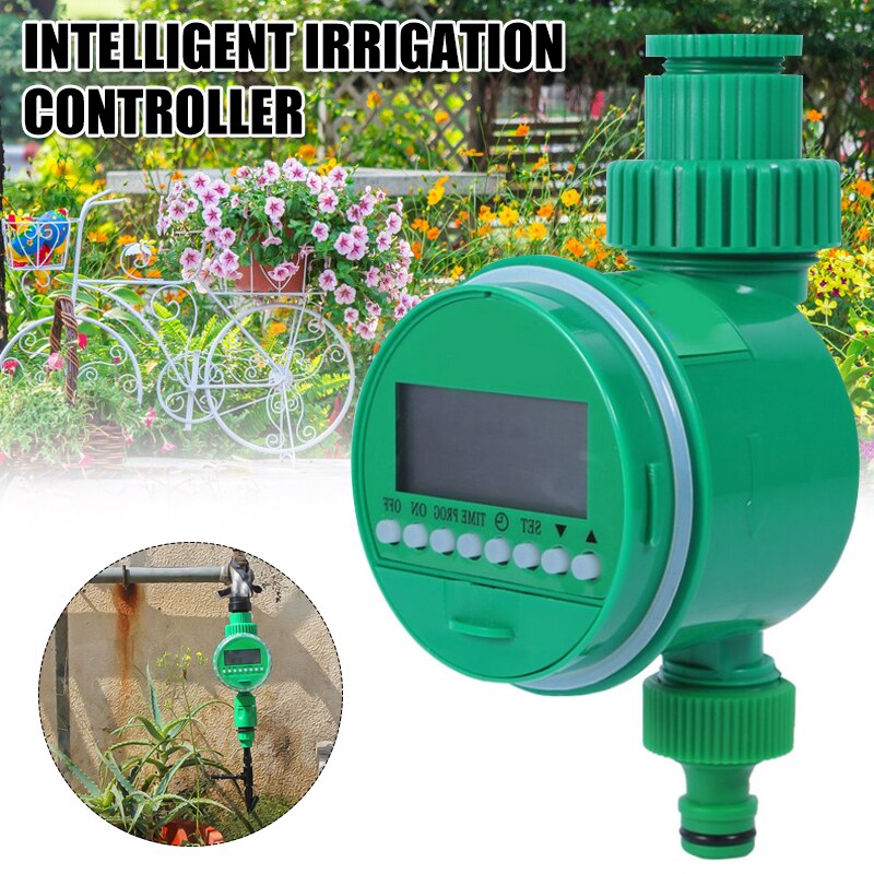 Digital Water Timer Garden Intelligent Irrigation Controller Automatic Watering Timer: Default Title