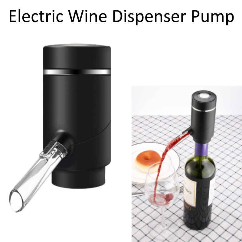 Przenośny inteligentny elektryczny dozownik wina automatyczny czerwony nalewak robić wina dozownik jednodotykowy USB akumulator akcesoria barowe idealne prezenty