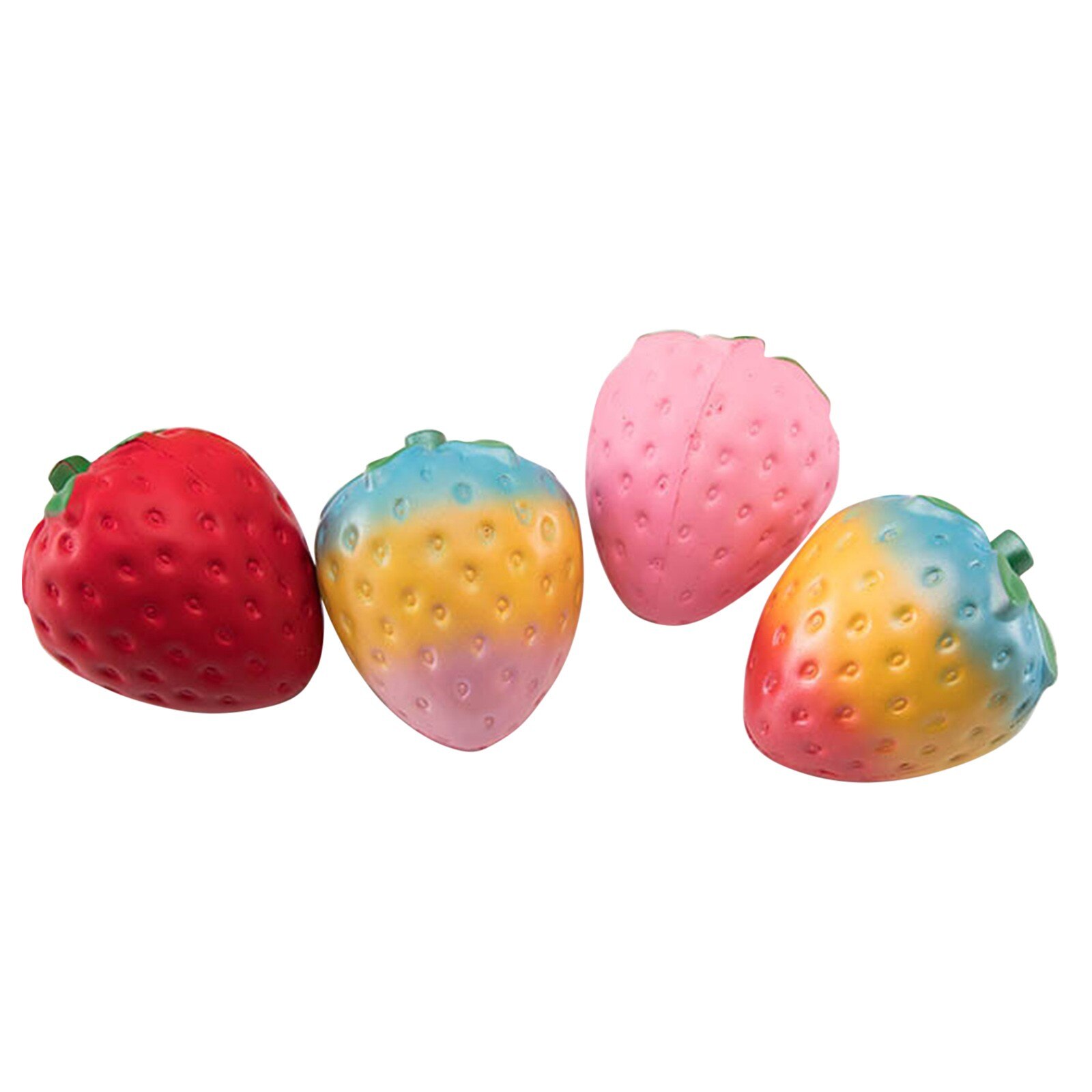 Stress Relief Obst Squeeze Dekompression Spielzeug Squishy Bunte Erdbeere Ball Blase Wulst Ball Prise Vent Ball Anti-Stress-Spielzeug