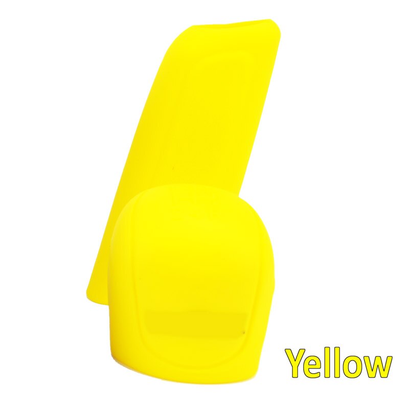 Upgraded Universal Car Silicone Gear Head Shift Shifter Knob Cover Gear Shift Collars Handbrake Car Hand Brake Covers Skin: Yellow