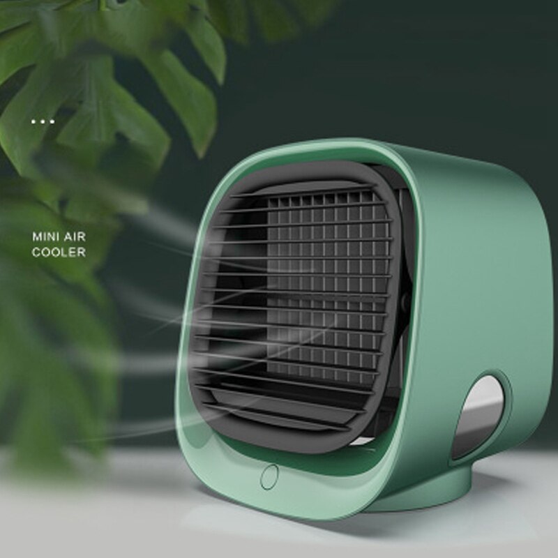 Mini-thuis-desktopventilator, draagbare airconditioner, kleine airconditioner voor op kantoor, luchtkoeler