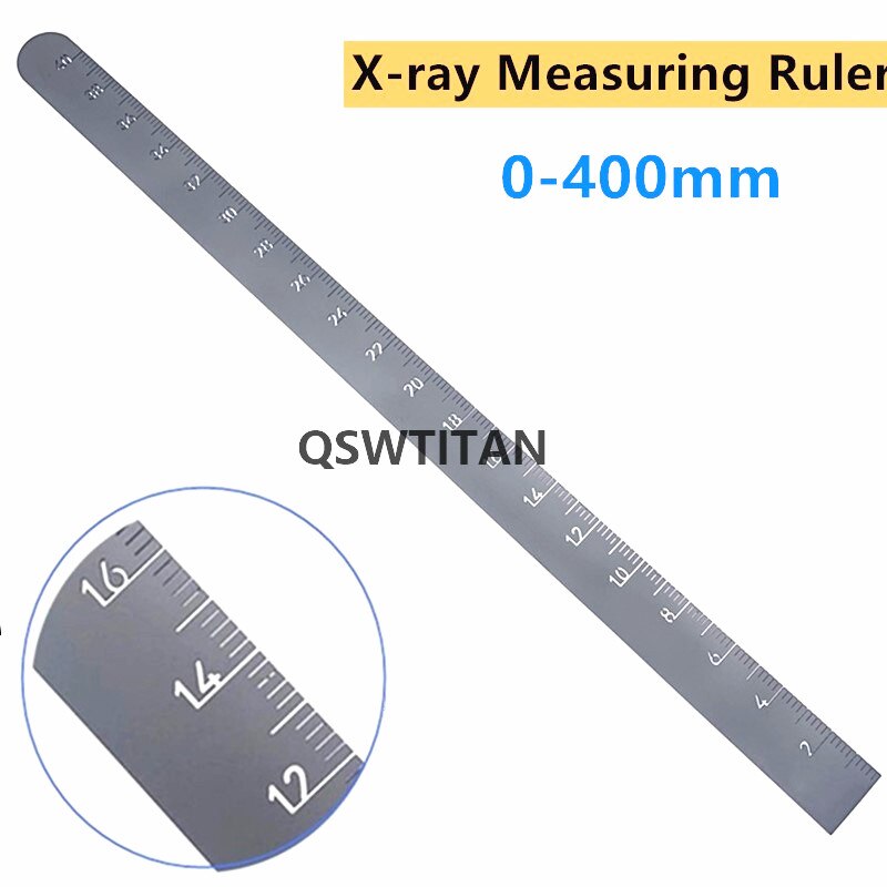 Orthopedic X-ray Measuring ruler perspective development film stainless steel caliper measuring tool