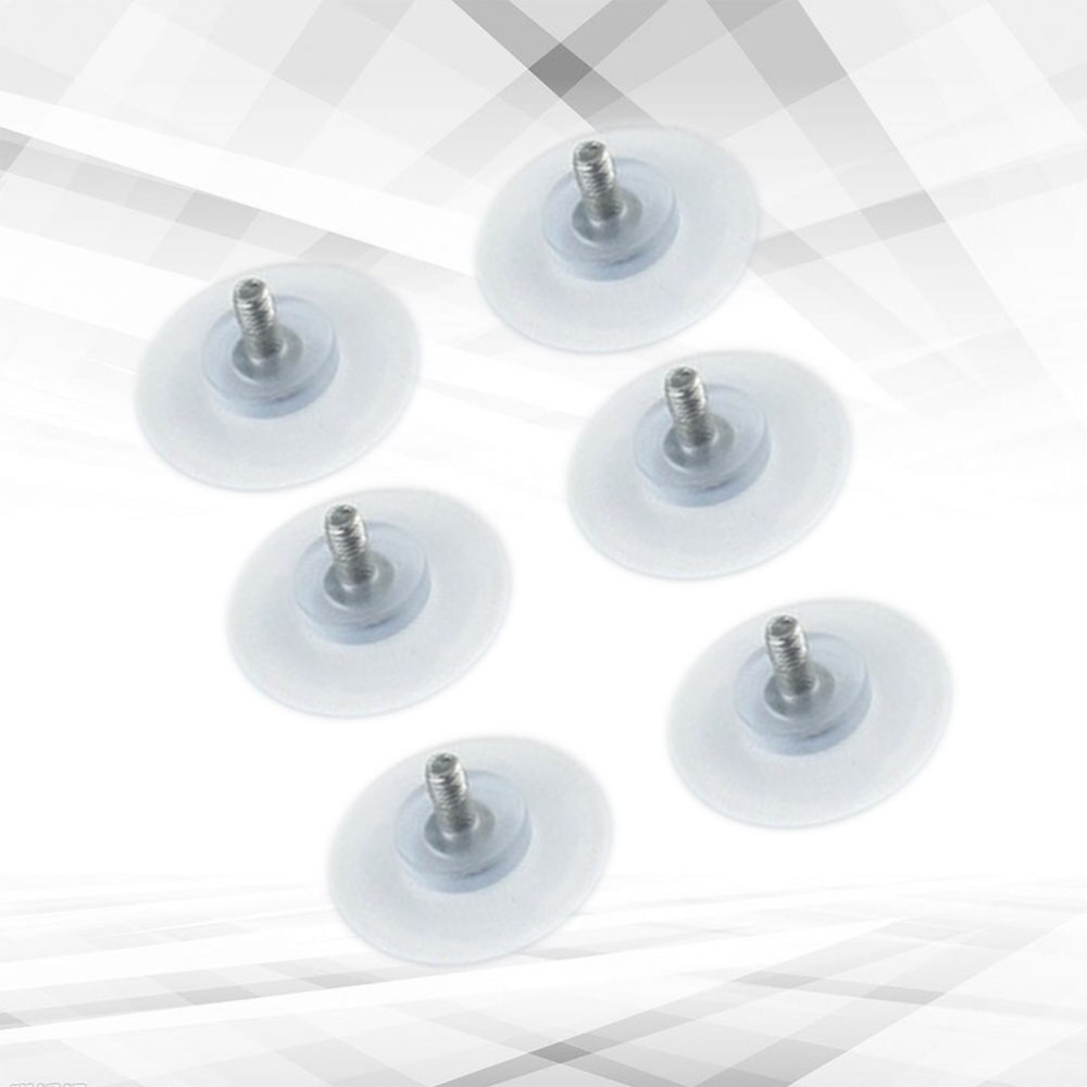 6 stuks zuignappen van pvc, antibotsingszuiger, voor glazen tafel, meubels en muur