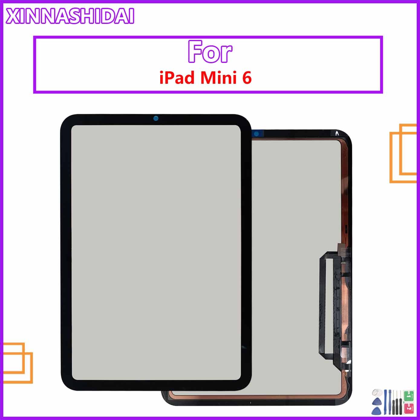 LCD Touch Screen Touch panel Replacement For iPad mini 6 Front Outer Glass Panel Repair Parts