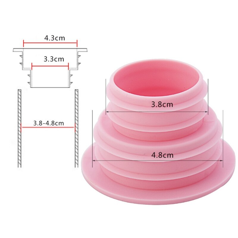 Silicone Seal Plug Pest Ring Washer Control Sewer Drain Pipeline Deodorant Pool Floor Drain Bathroom Washing Machine