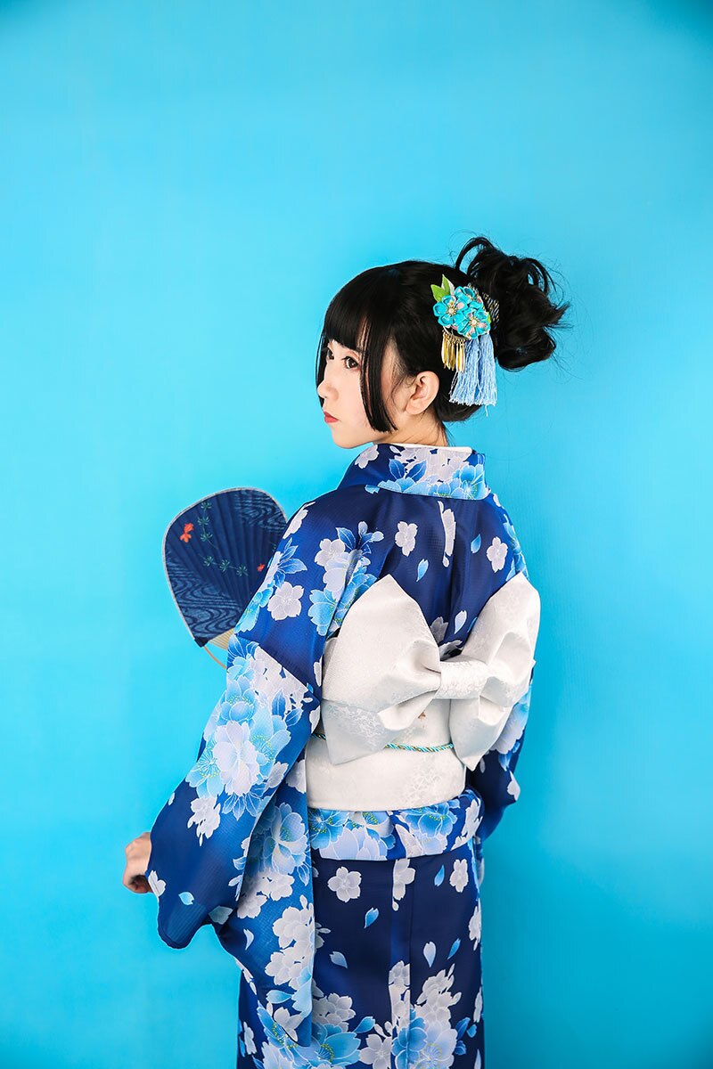 Women Japanese Traditional Kimono with Obi Vintage Female Evening Kimono Dress Japan Kimono Flower Yukata Bathrobes A60605