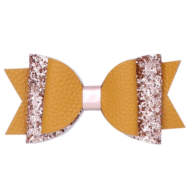 Mixiu Dubbele Laag Glitter Haarelastiekjes Clips Sequin Boog Haarspeld Meisje Haar Accessoires Prinses Party Decor Hoofddeksels Verjaardag: 8