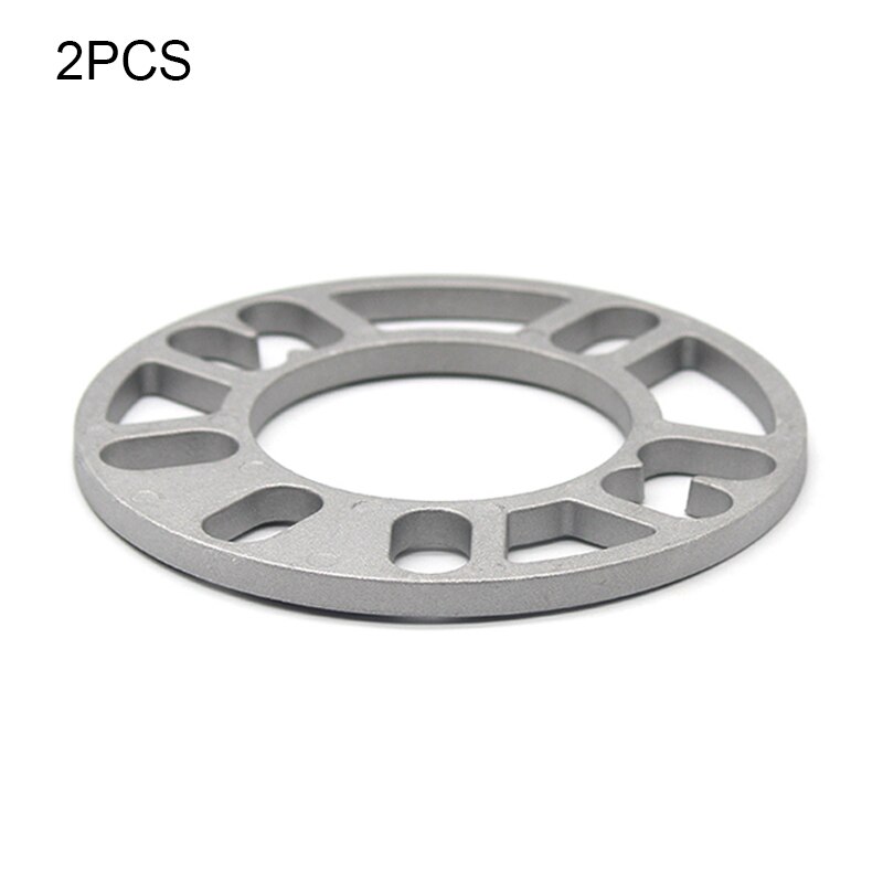 2Pcs Universal Aluminium 4 En 5 Lug Wiel Spacer Shim Auto Wiel Band Spacers Adapter (3mm 5Mm 8Mm 10Mm Spacers): 10mm 2pcs