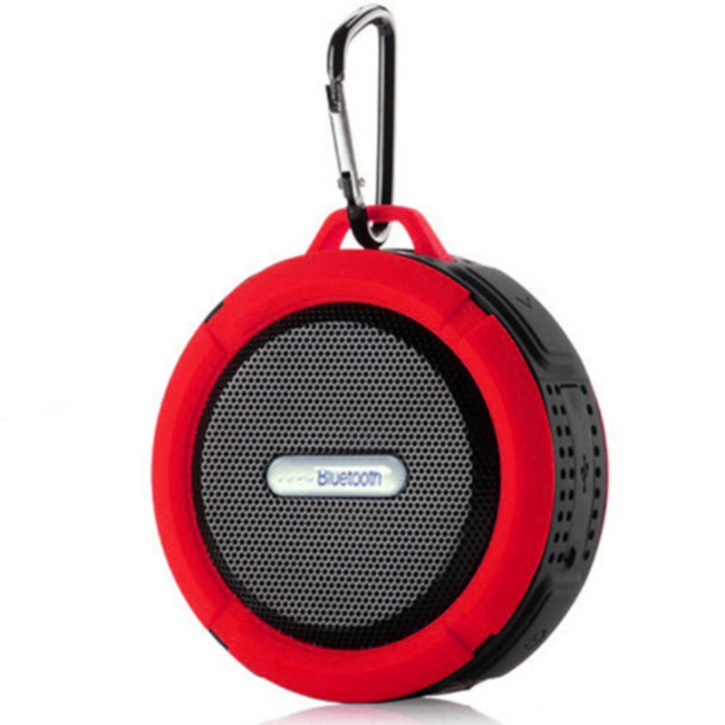 C6 IP65 Waterproof Wireless Bluetooth Speaker Big Suction Cup Dustproof Speakers HIFI Stereo Outdoor Sports Mini TF Subwoofer: G