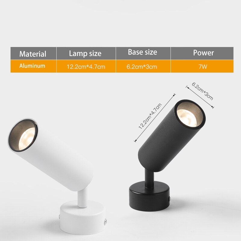 Brgt Led Mini Spots Opbouw Verstelbare Foco Led 3W 7W 10W Plafondlamp AC110V 220V voor Home Shop Indoor Verlichting