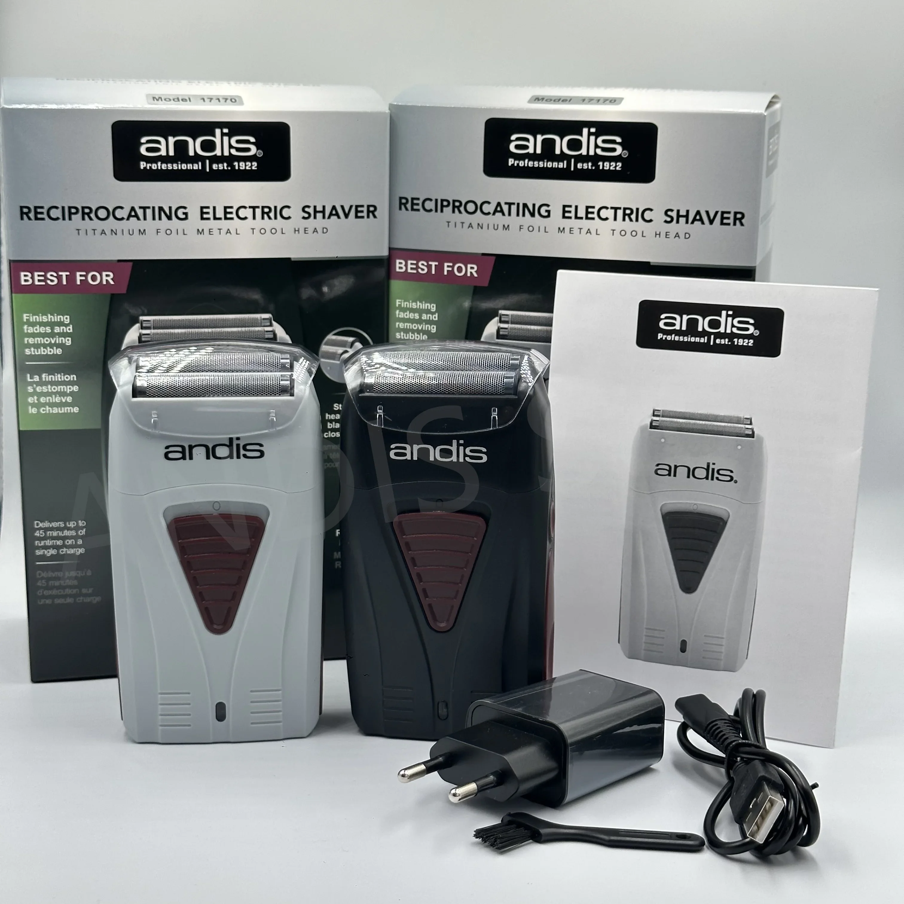Andis 17170 Folie Lithium Titanium Scheerapparaat Glad Scheren Snoerloos ANDIS Scheerapparaat Voor Mannen Scheermes Kaal Tondeuse 100% Origineel