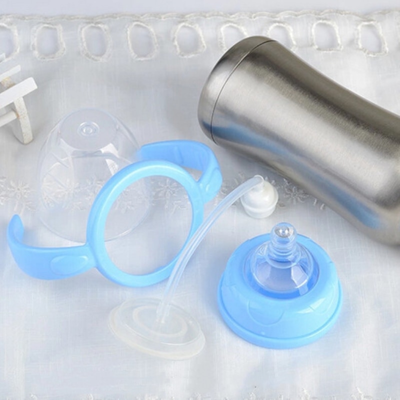 Baby Love Baby Feeding Bottle & Stainless Steel Thermal Insulation Milk Feeder - Sipper (240ml) main image 1