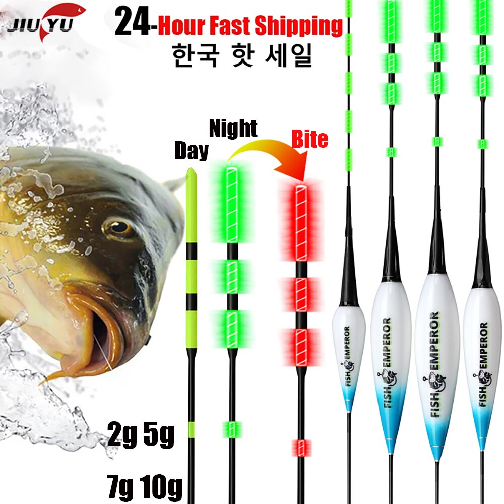 Smart Fishing Float Gravity Sensor Led Electric 2g 5g 7g 10g Great Buoyancy Pose Bobbers Without Battery Glow Stick Summer