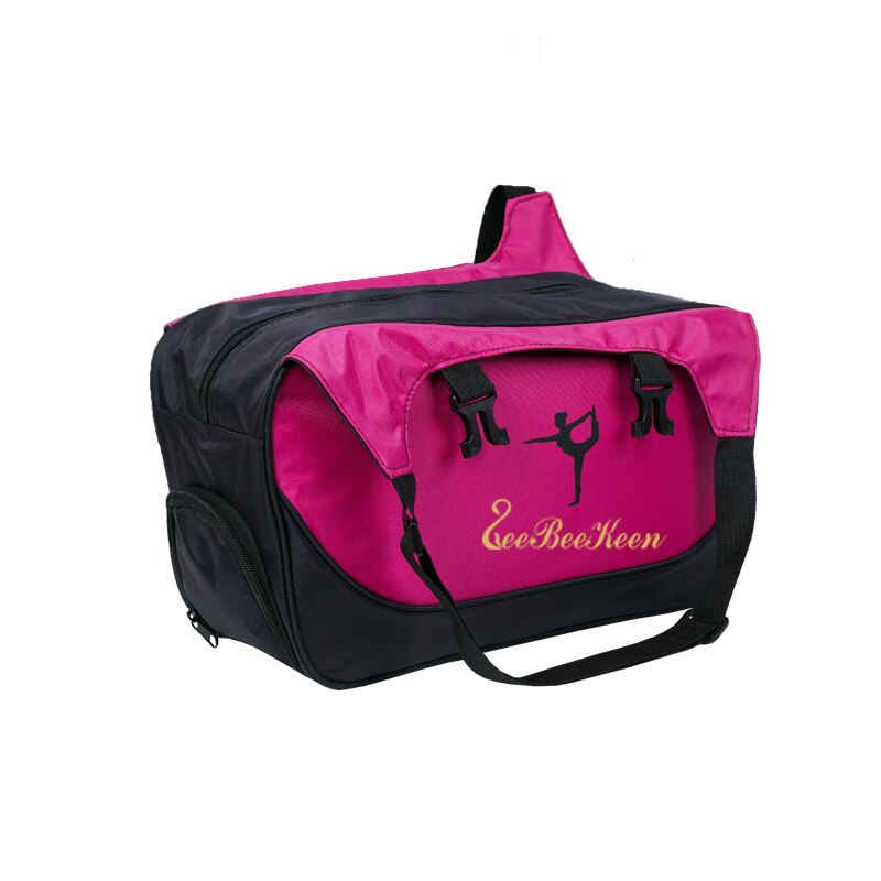 Bolsas de Ballet para adultos, bolsa deportiva para gimnasio, Yoga, baile, bolso para chicas, bolso cruzado de gran capacidad, bolso de baile de Ballet para mujeres: Rhodo