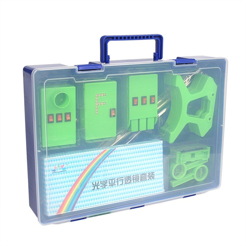 Junior High School Physical Optics Experiment Set Optical Experiment Box Optical Holder Small Hole Imaging Concave Convex Lens