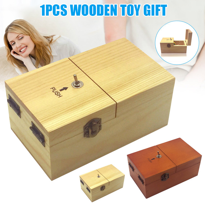 Elektronische Doos Houten Jongen Meisje Kid Interessante Tijdverdrijf Machine Stress Reductie Grappig Speelgoed Bureau Decoratie
