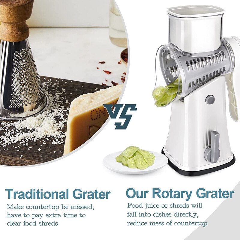 5 w 1 upadki pudełko warzywa Julienne krajalnica instrukcja krajalnica robić warzyw tarka okrągły frez ziemniaków Spiralizer gadżet domowy narzędzie