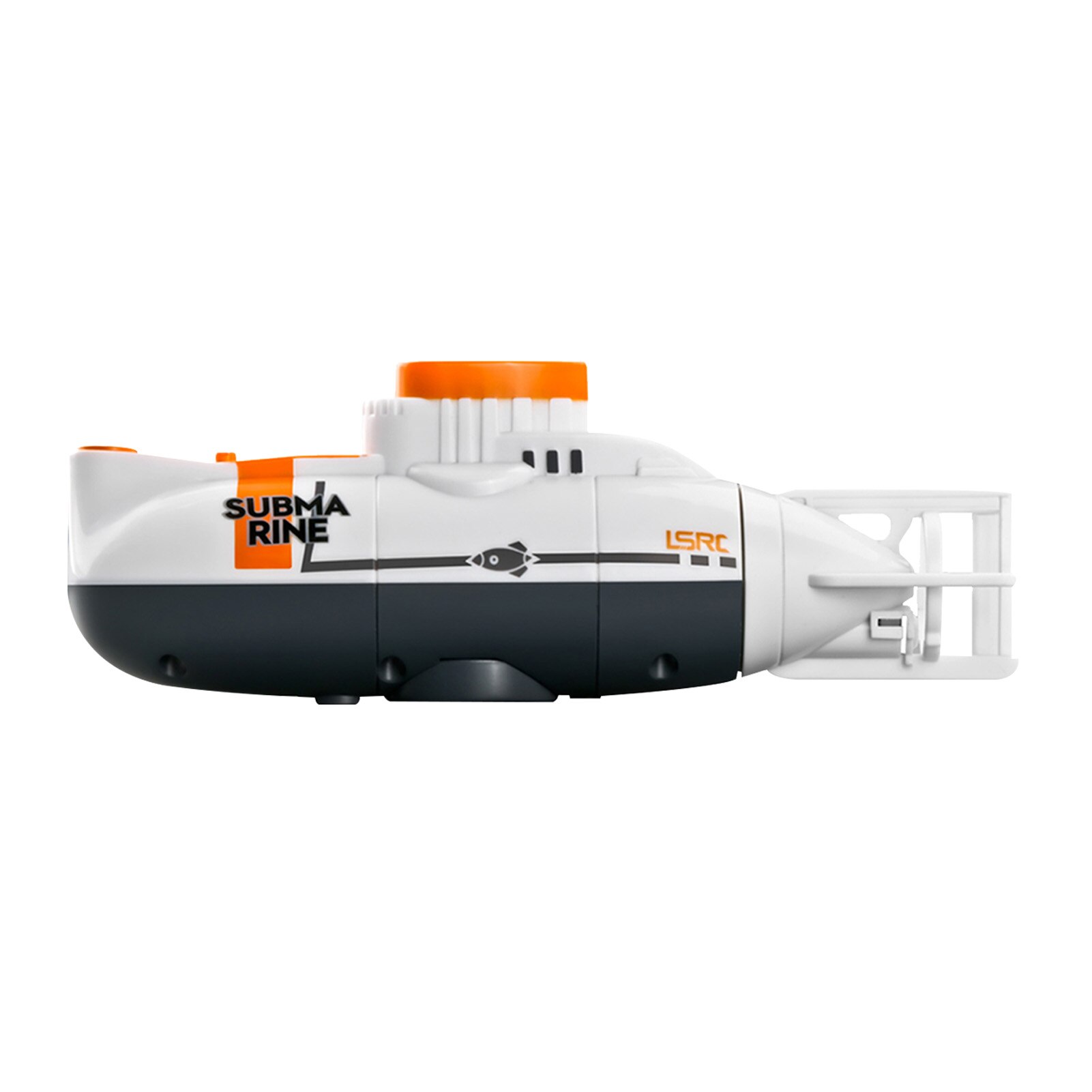 Bateau de plongée étanche télécommandé pour enfant, jouet de bain de piscine de Simulation: White