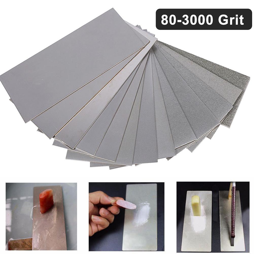 80-3000 Grits Diamond Thin Knife Blade Grinding Sharpening Stone Whetstone Tool