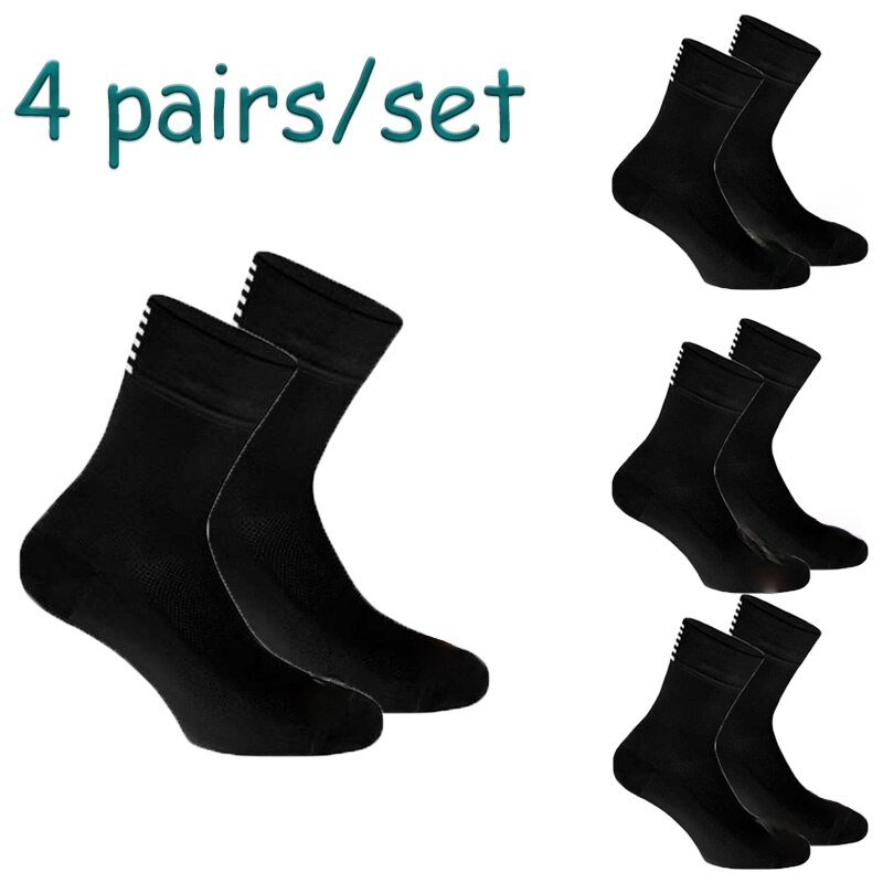 4 Paires/Set Fietsen Sokken Professionele Concurrentie Outdoor Fiets Sokken Ademend Mannen Vrouwen Calcetines Ciclismo