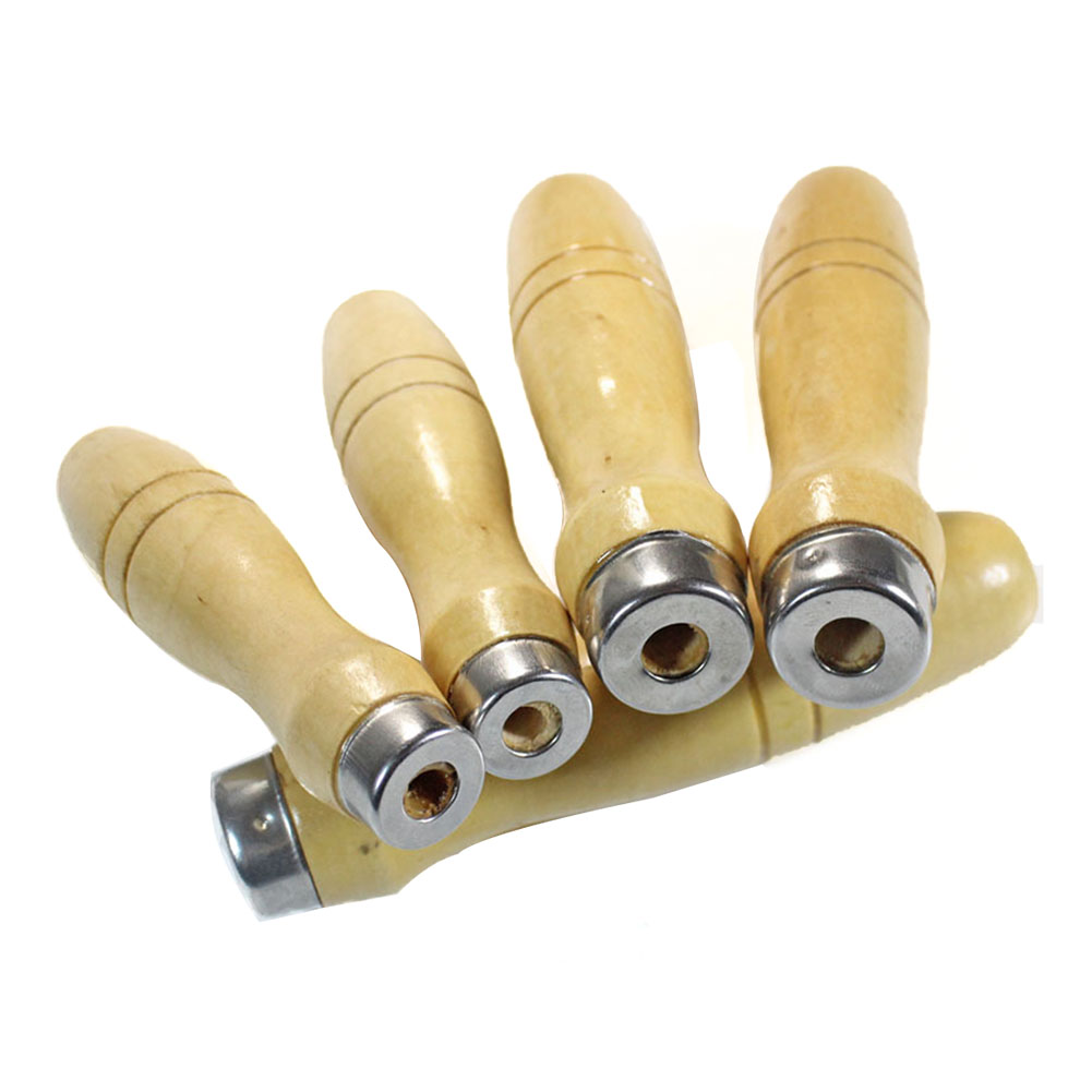 5pcs Rust Proof Accessories Machinists Wood Replacement Smooth Parts Jewellery File Handle Easy Use Ergonomic Tool Home Durable