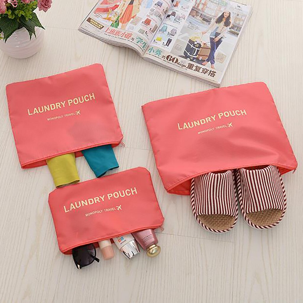 6 Stuks Kleding Schoenen Opbergzakken Waterdichte Kleding Ondergoed Schoenen Opbergtas Bagage Tas Reistassen Organizer