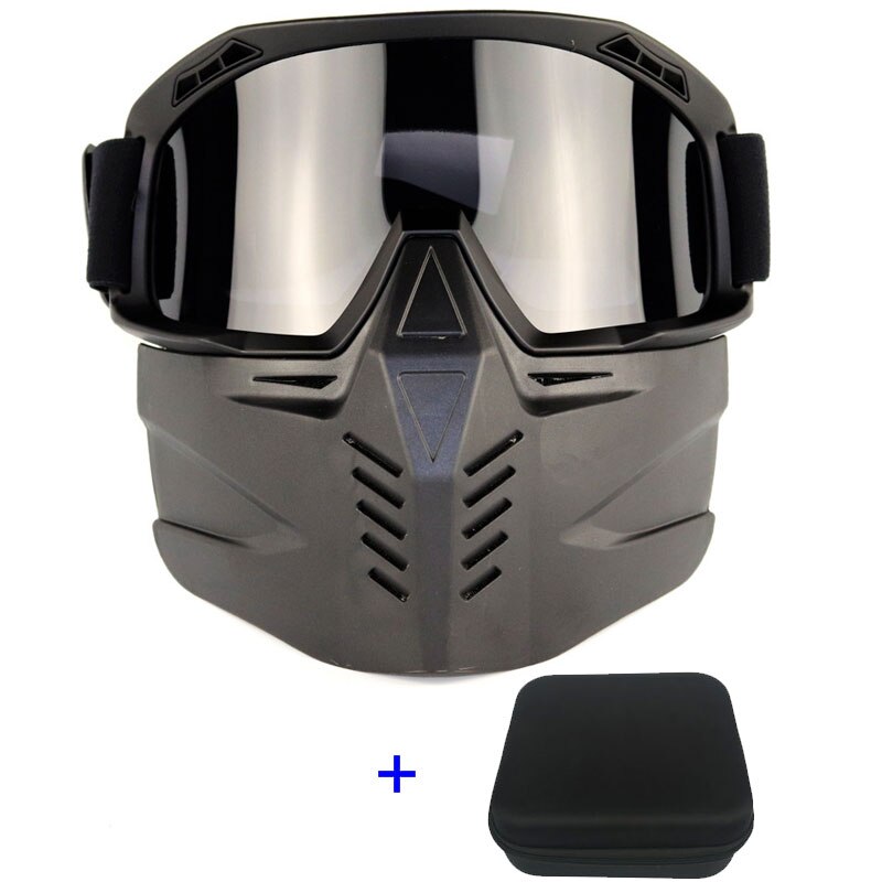 Hiihto lumilautailulasit pyöräilykypärä hengittävät lasit anti-uv talvi hiihto moottorikelkka silmälasit maski motocross aurinkolasit: B -3