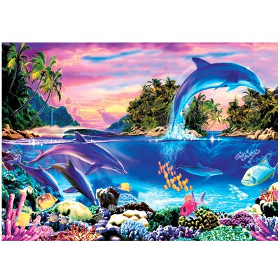 1000 Pcs/set DIY Landscape Paper Puzzle Children Toys Adults Collection Jigsaw Puzzle Students DIY Home Decoration