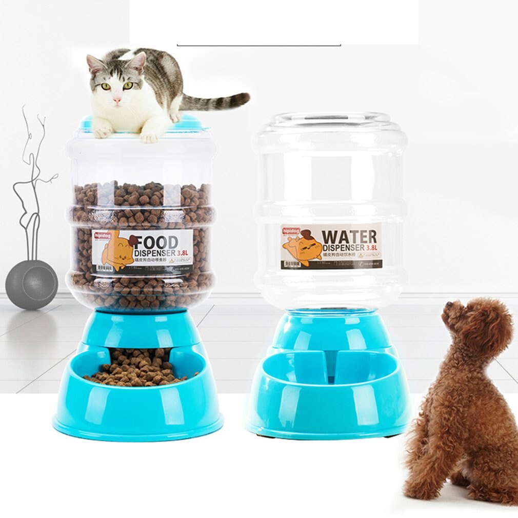 3.8L Huisdier Automatische Feeder Hond Kat Drinken Kom Voor Hond Drinkwater Kat Voeden Grote Capaciteit Dispenser Huisdier Kat hond