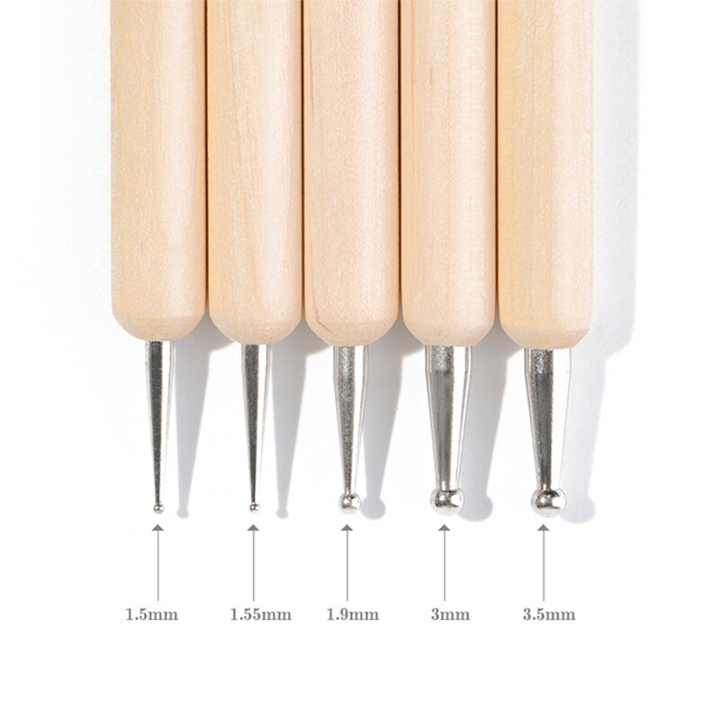 5 Pcs Acrylic or Wood Embossing Stylus Tools Set for Scrapbooking DIY For Fine Lines Freehand Embossing and Intricate Patterns: Wood set