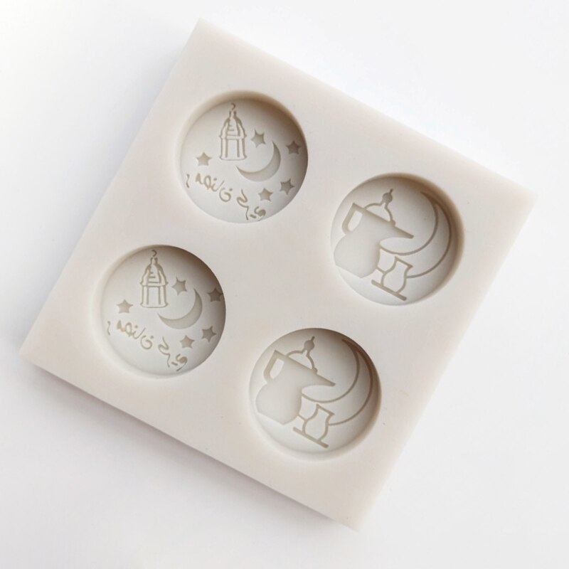 Silikonekage fondant form arabisk skrift bogstav alfabet eid mubarak chokolade gumpaste småkageform sukker håndværk gør-det-selv bageværktøj: B