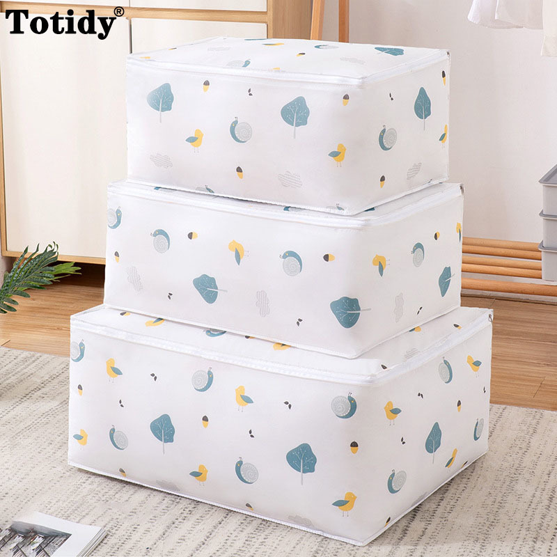 Home Closet Clothing Quilt Storage Bags Foldable Clothes Sweater Organizer Box Large Capacity Cabinet Container Sorting Pouch