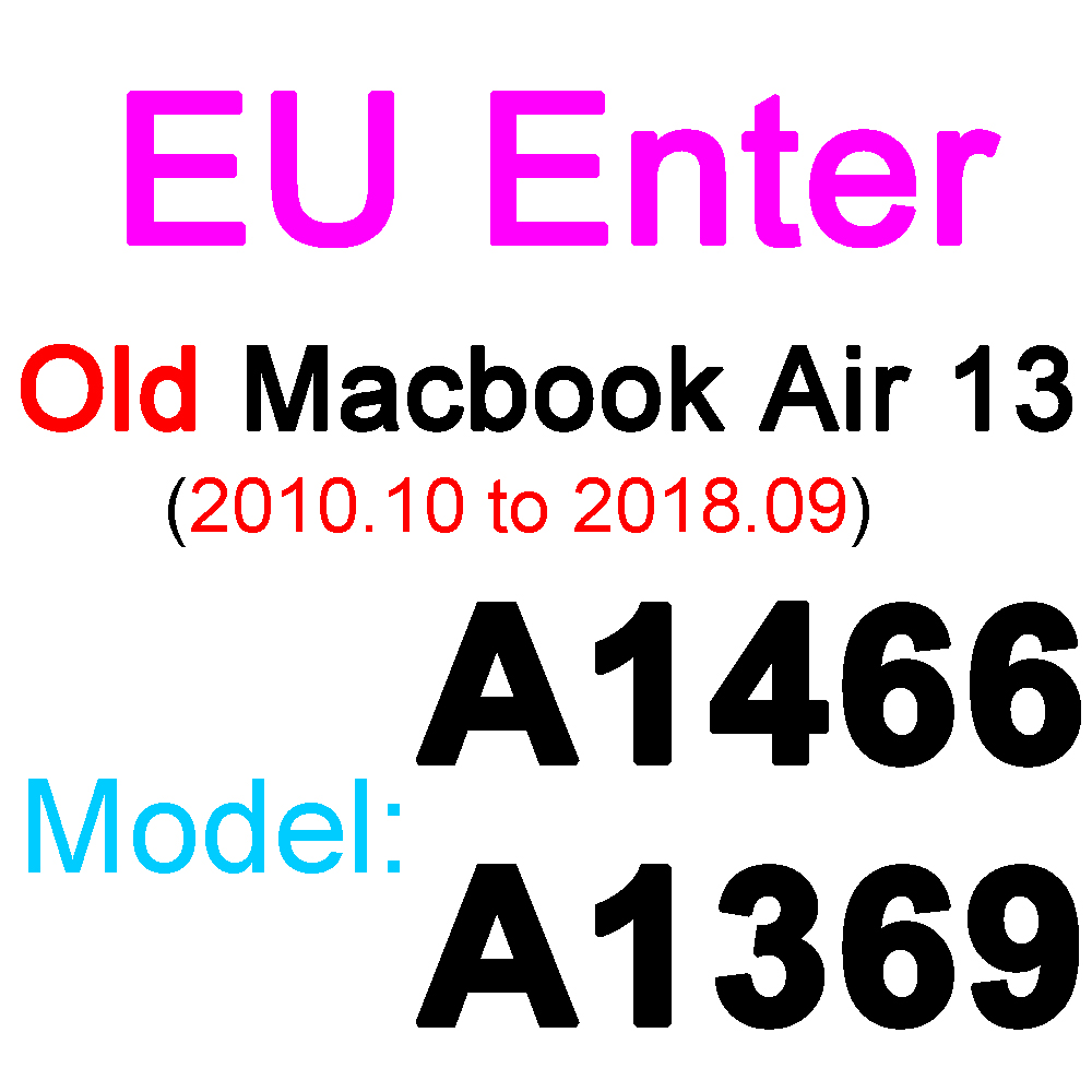 Klawiatura pokrywa dla Macbook Air 13 11 Pro 13 15 16 17 12 dotykowy TPU silikonowy Protector Film wyczyść ue usa A2251 A2289 A2141 2020: EU Old Air 13