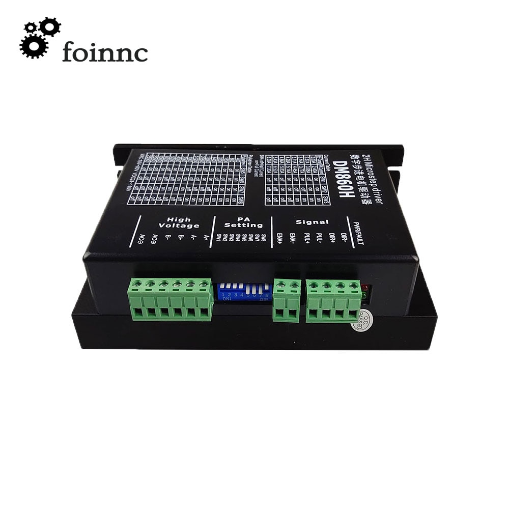 2-phase Digital Stepper motor driver DM860H microstep motor brushless DC motor shell for 57 86 stepper motor Nema23 34