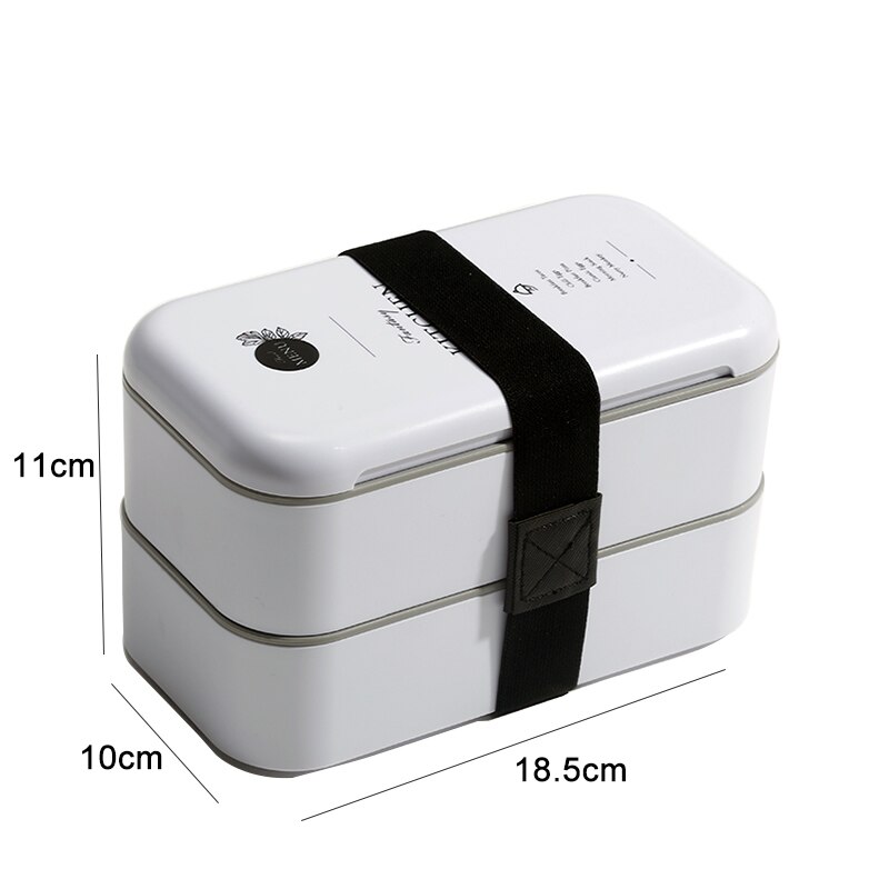 lunch box eco friendly food container bento Microwave heated lunch box for kids health food box lunchbox meal prep containers: white