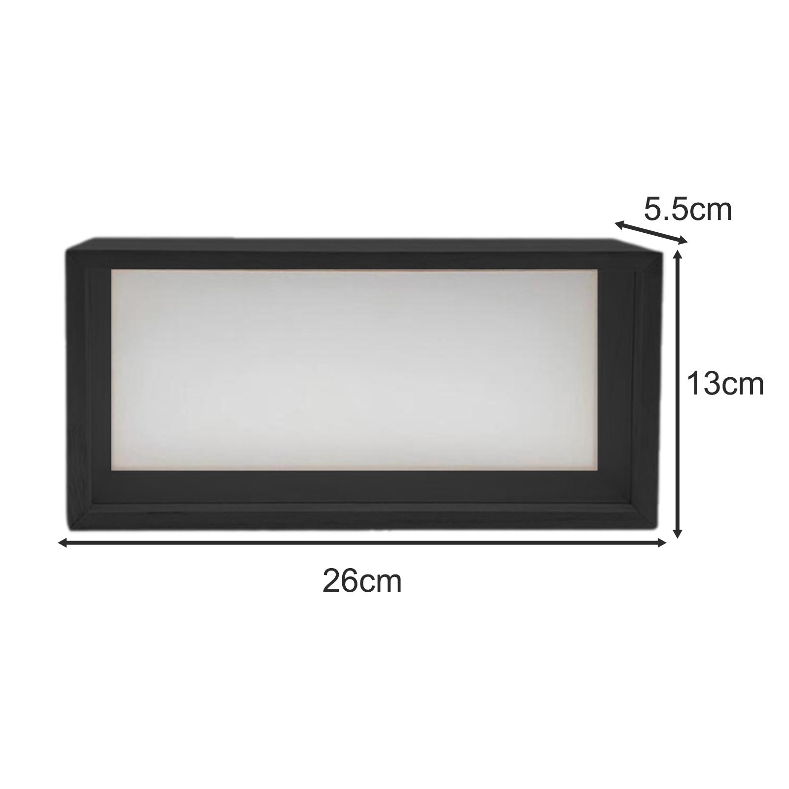 Gedroogde bloem fotolijst DIY displaydoos houten dubbelzijdige gedroogde bloem vitrine voor bruidsboeketfoto's