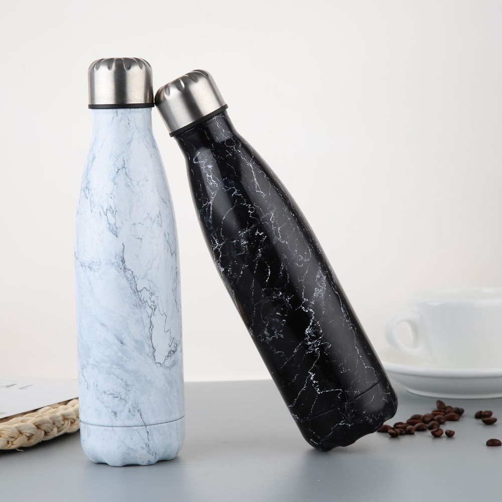 Grootste leverancier 500ML Water Fles Vacuüm Geïsoleerde Fles Thermische Sport Kille Koud Cup