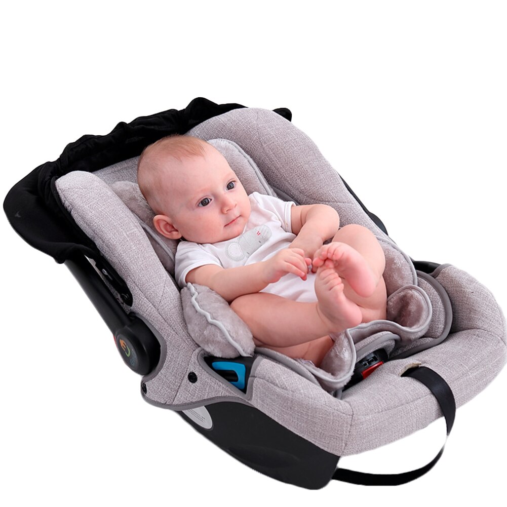 Estera de dormir para cochecito de bebé, cojín de cuerpo infantil desmontable, ajuste Universal, silla o cuna de bebé transpirable, Ultra suave