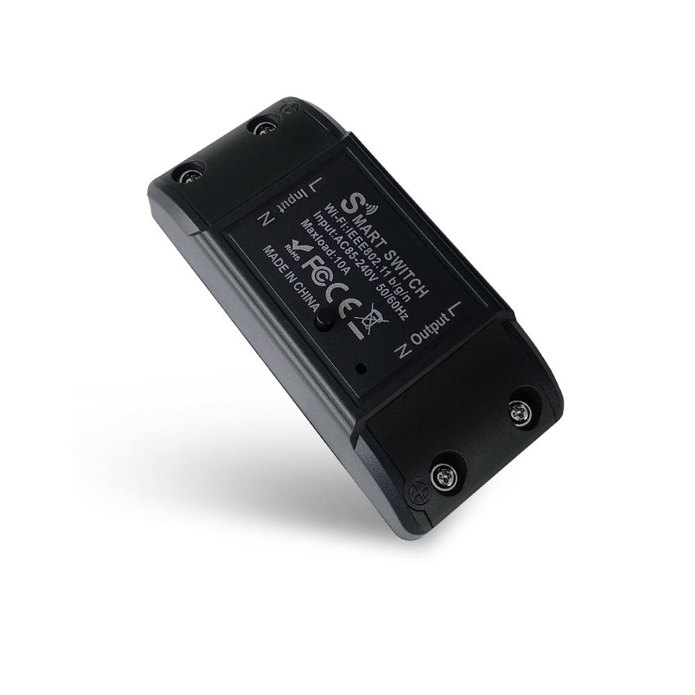 WGHINE CozyLife WiFi accorto interruttore modulo interruttore automatico 10A interruttori della luce temporizzati senza fili supporto Alexa Siri Google Alice: nero