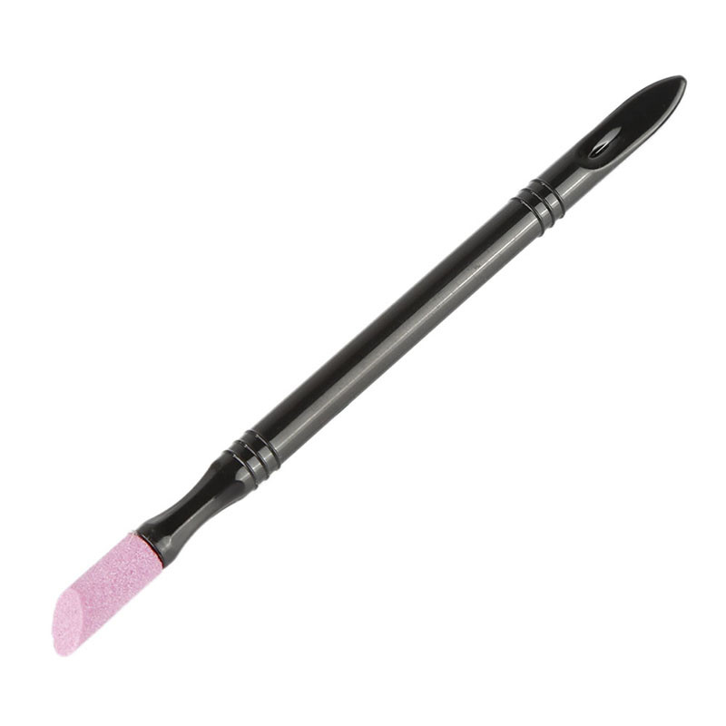 Nail Filet Pen Trimmer Quartz Scrub Exfoliator Buff for Nail Manicure Stick Cuticle Remover Grinding Nail File Manicure Tool