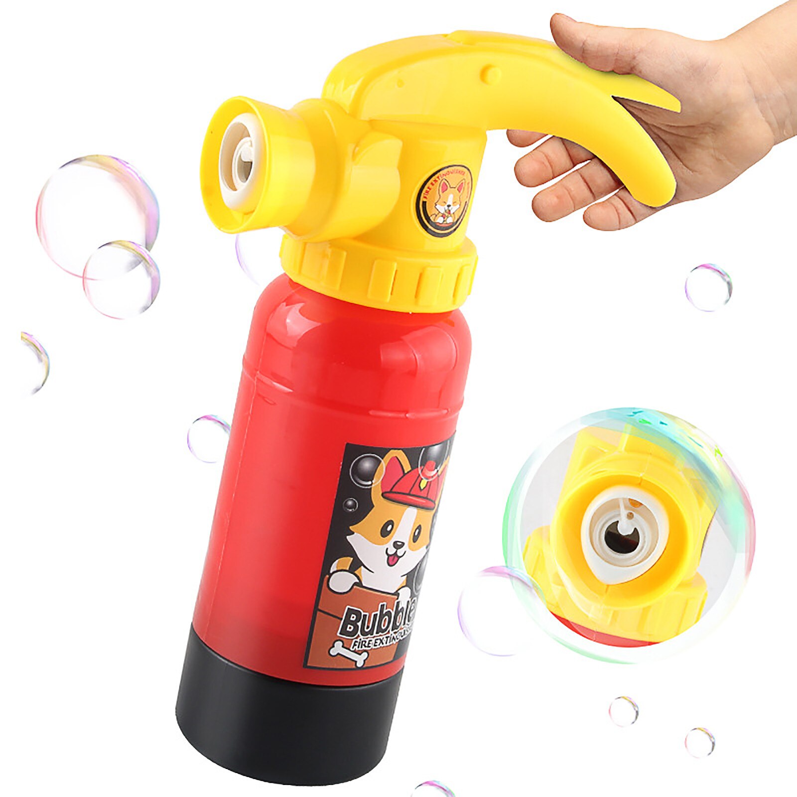Bulle Brandblusser Elektrische Kids Fun Outdoor Zomer Speelgoed Lichten Muziek 200Ml Outdoor Speelgoed Educatief Speelgoed Voor Kinderen #4