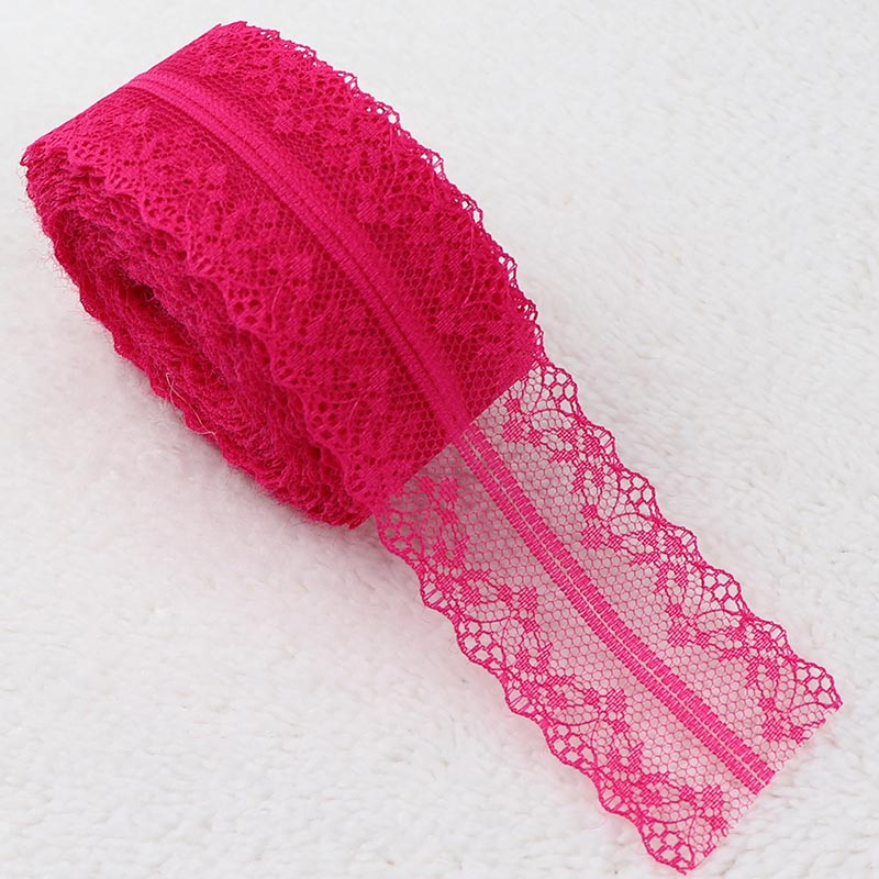 10 Yards 38mm ruban de dentelle filet brodé garniture de dentelle pour mariage fête rideau de noël décorations bricolage cheveux nœuds couture tissu: Laiton