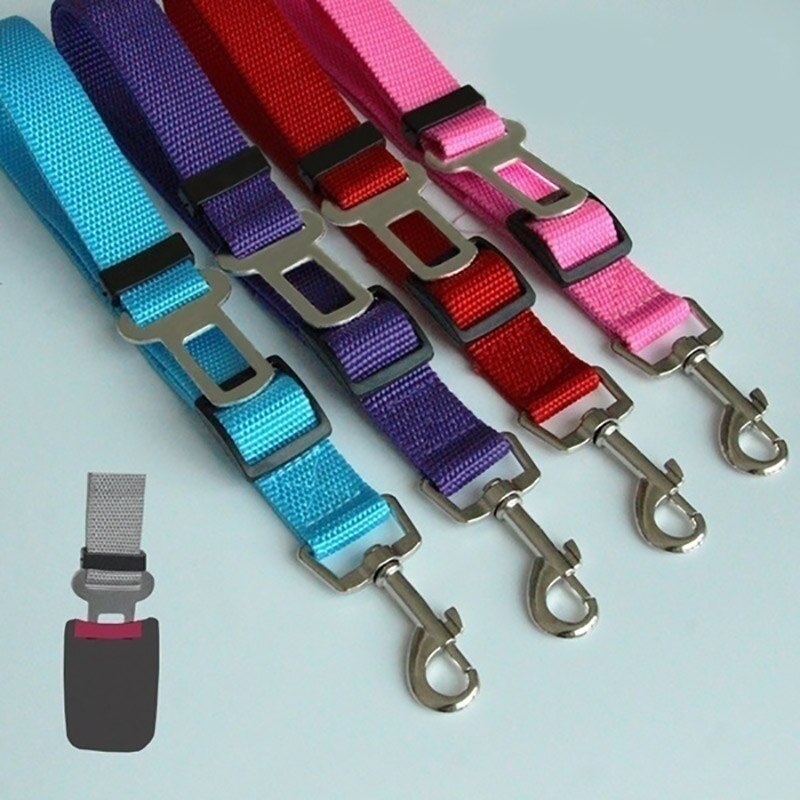 Universele praktische autogordel voor hond en kat, verstelbare veiligheidsharnas, reisclip, riem, autogordel voor hond.