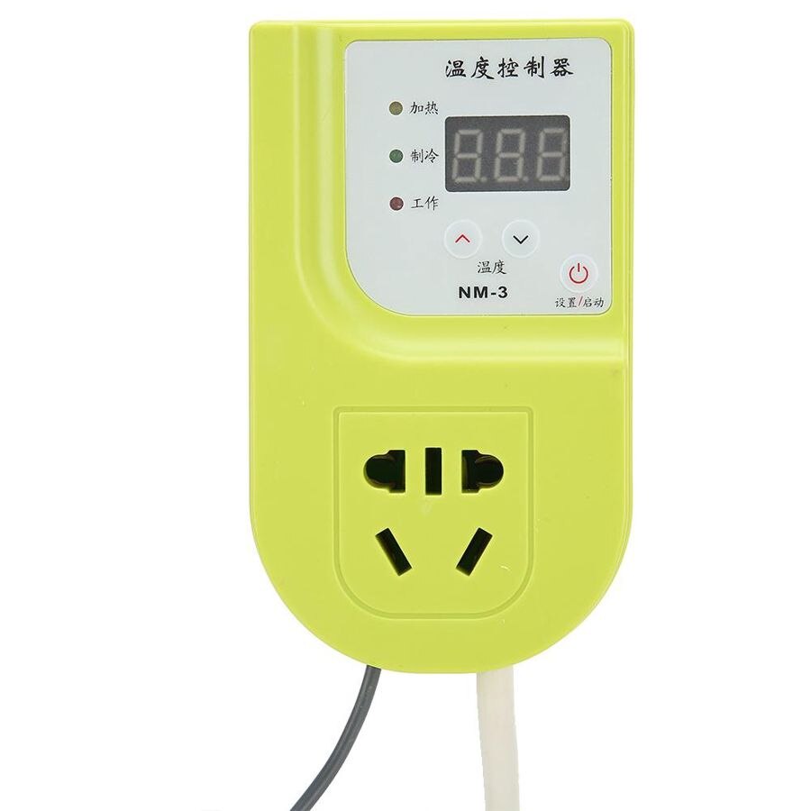 Plastic Pet Smart Reptile Digital Display Electronic Thermostat Temperature Controller Socket AU Plug 220V Smart Temperature