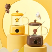 220V 400ML Mini Electric Kettle Glass Household Electric Health Preserving Pot Dessert Portable Multi Cooker