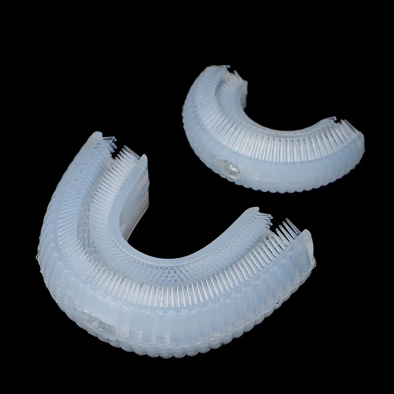 Electric Toothbrush Head Sonic Clean Replacement Toothbrush Heads Silicone Brush Teeth Heads 360 Degree U Type Automatic