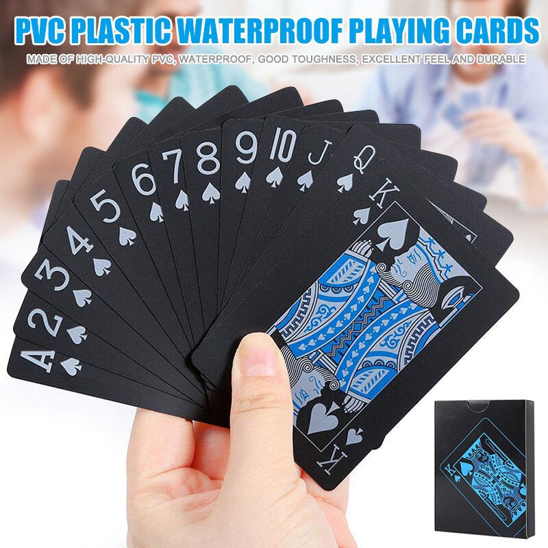 Waterproof Playing Cards Collection Plastic Decks Card Table Games Family Game Poker Cards BM88