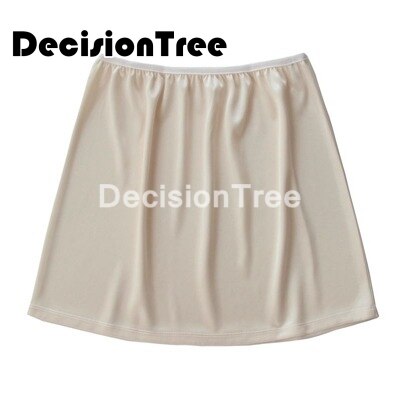 slip dress jupon femme halka underskirt half slips petticoat woman Casual Underskirts Ladies Basic Mini Skirt Underdress