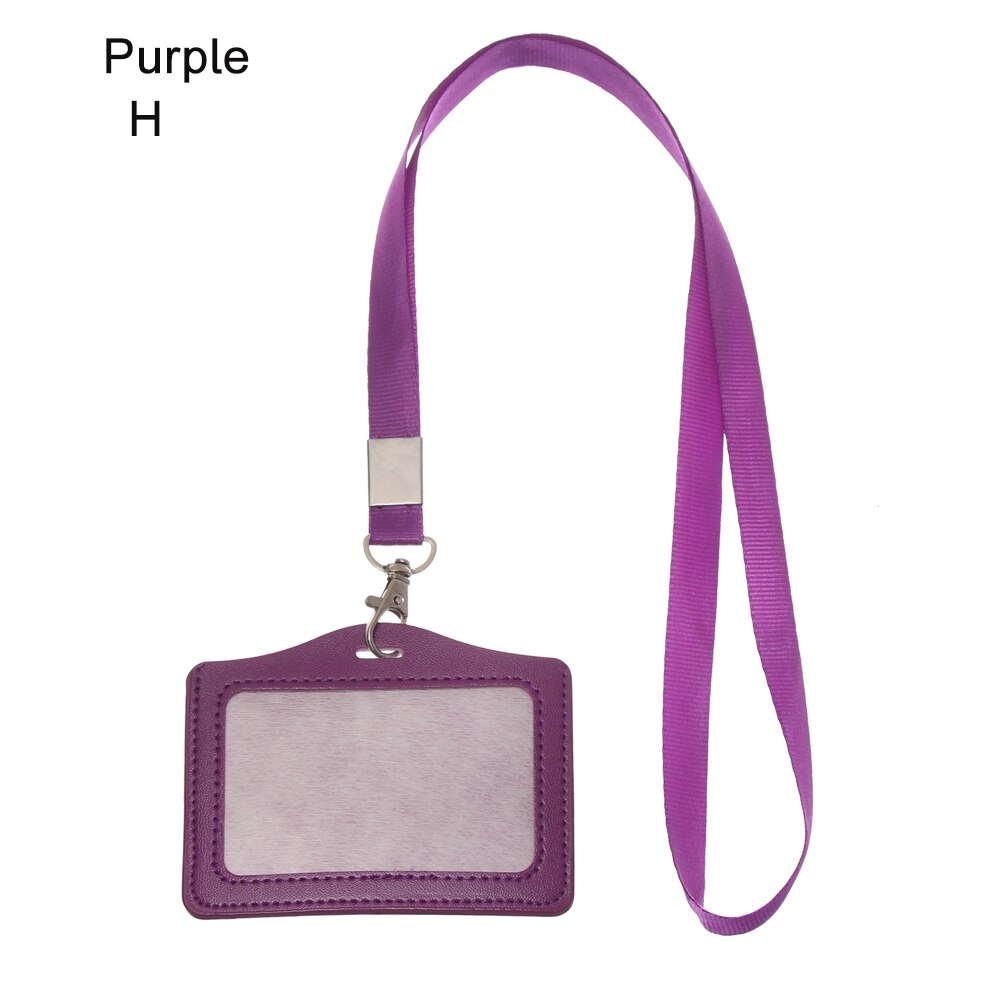 Gorąca sprzedaż bez zamka tanie etui na karty kredytowe Bus etui na dowód osobisty identyfikator z zwijacz Tag materiały biurowe: H	purple
