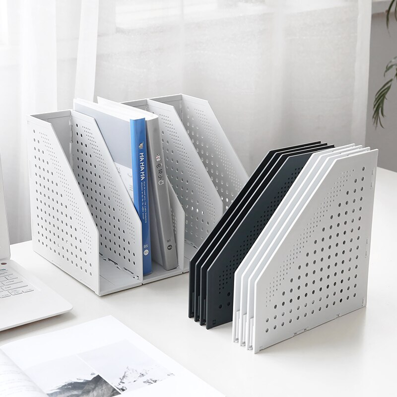 2/3/4 Grid Plastic Grijs Opvouwbare Boek Houder Bo... – Vicedeal
